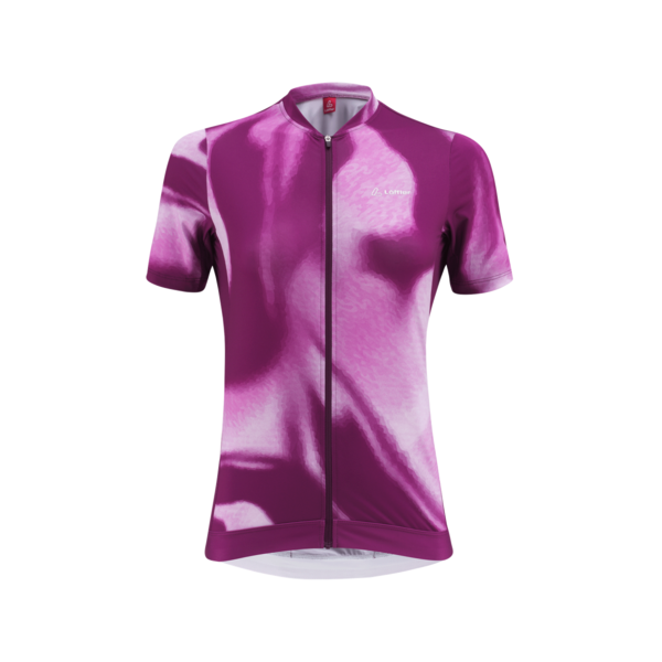 W BIKE JERSEY FZ PSY MID Women’s Short-Sleeved Cycling Jersey