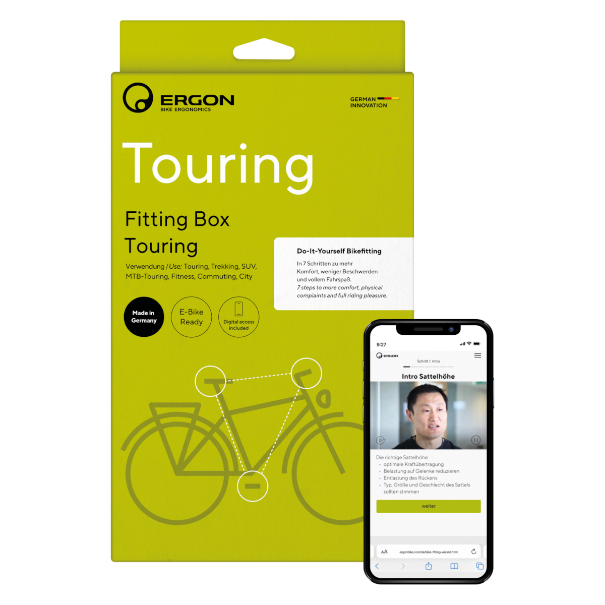 Fitting Box Bike-instelhulp