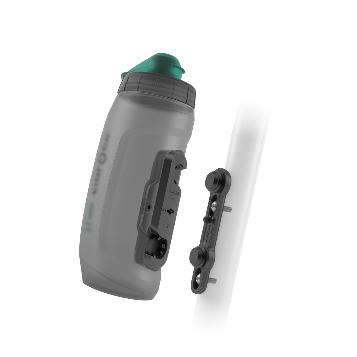 TWIST bottle 590 ml antibacterial Drinking Bottle incl. bike base Bottle Cage