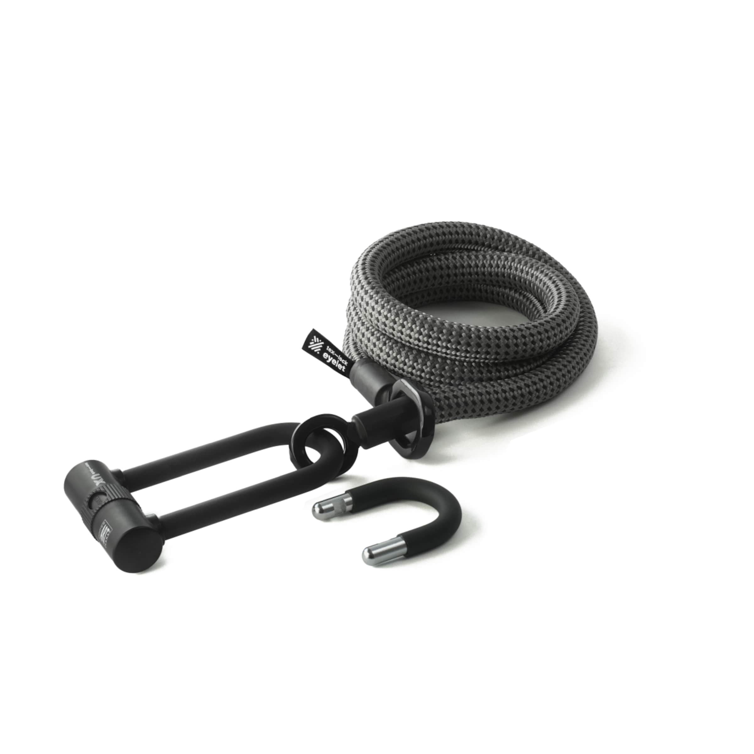 Eyelet U/X-lock Bundle Textile Lock Chain with U-lock