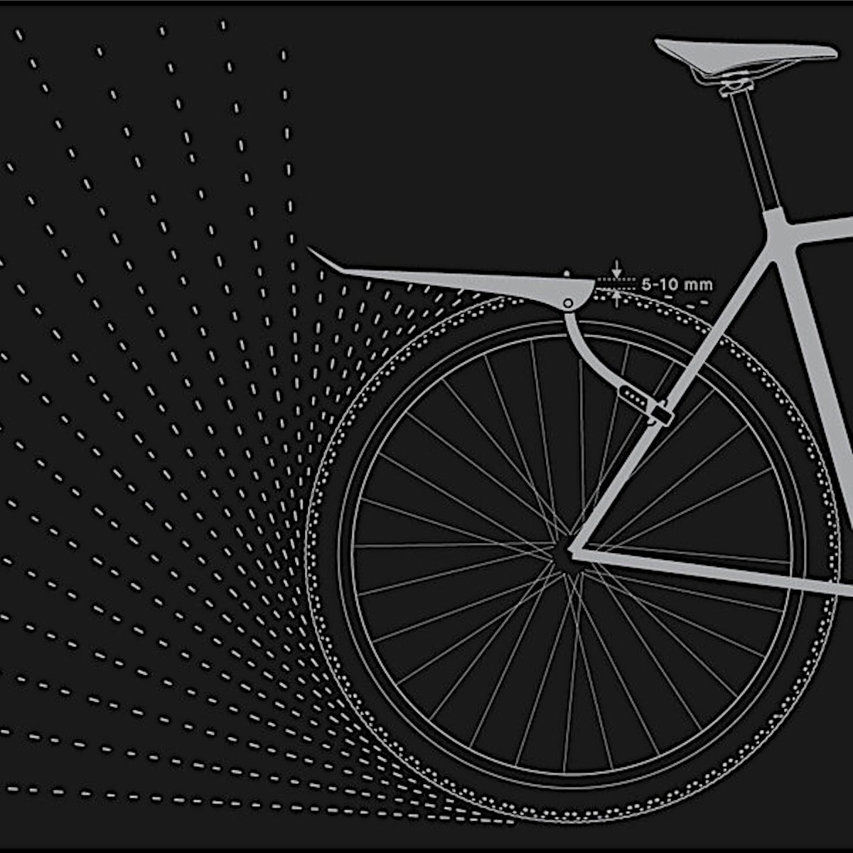 Win Wing WRS-2 Road Rear Wheel Plug-in Mudguard