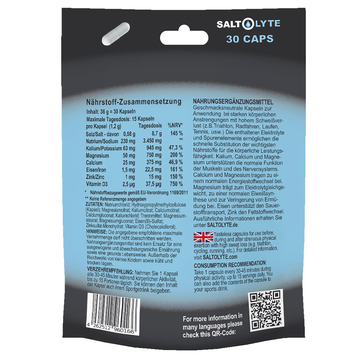 Salt and Electrolyte Capsules