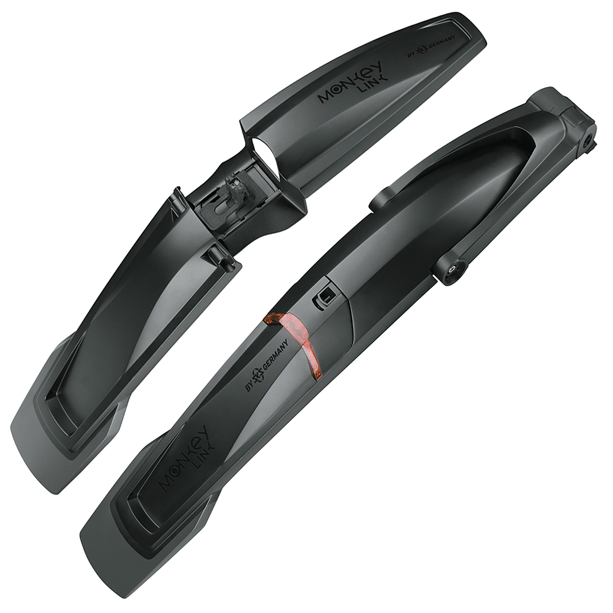 Monkey Fender Set MTB RECHARGE with Rechargeable Rear Light
