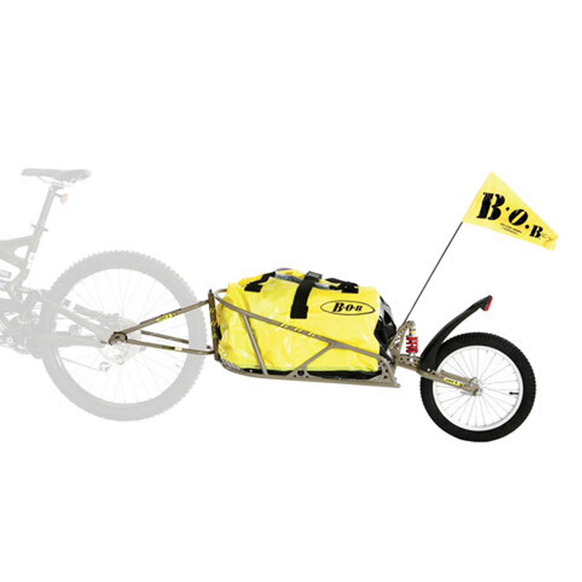 BOB IBEX 28 Lastenfahrradanhänger mit BOB BAG Transporttasche