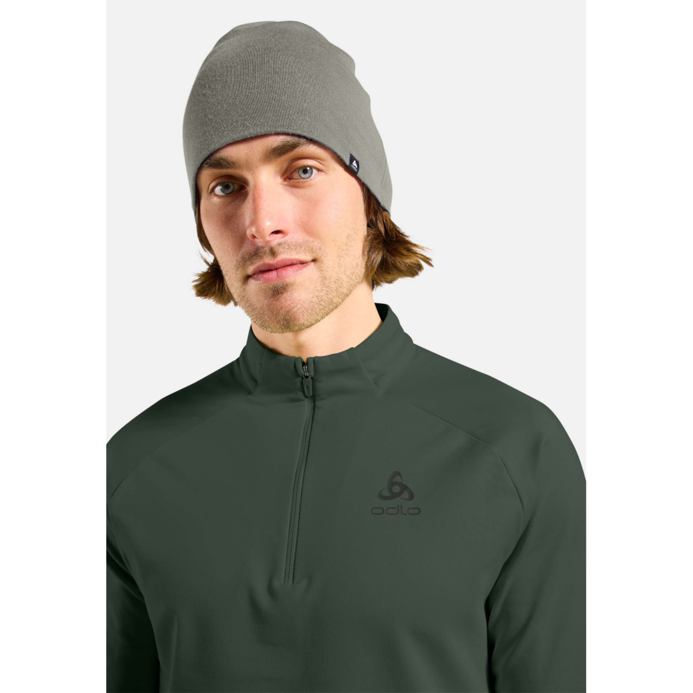 ESSENTIAL LIGHT Mid Layer 1/2 zip t-shirt de vélo à manches longues
