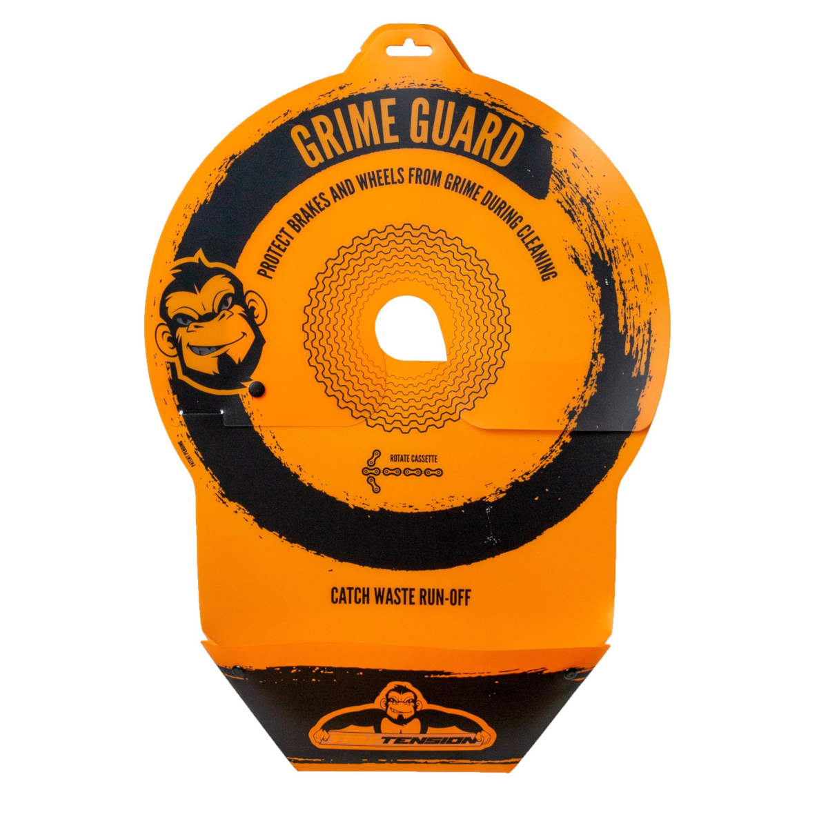 Grime Guard Wheel Cover with Tray Cleaning Aid